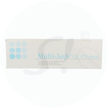 Multi-safe Cu 375 short Intrauterinpessar zur Empfängnisverhütung 1 Stk.