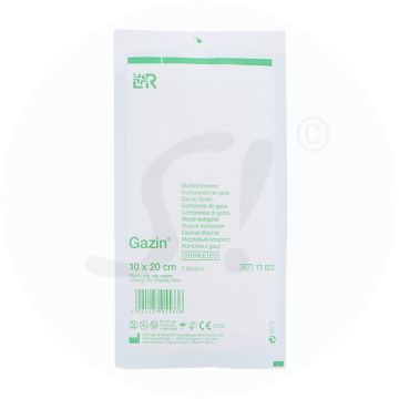 Mullkompresse Gazin steril 8-fach 2 Stk. 10 x 20 cm