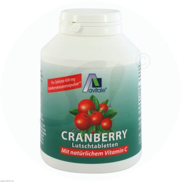 Avitale Cranberry Lutschtabletten + Vitamin C
