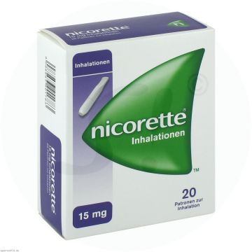 Nicorette 15 mg Inhalationen 20 Stk.