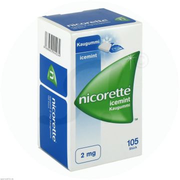 Nicorette Icemint Kaugummi 2 mg 105 Stk.