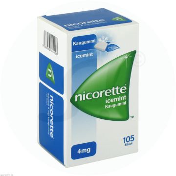 Nicorette Icemint Kaugummi 4 mg 105 Stk.