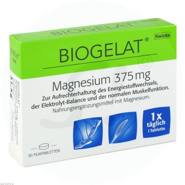 Biogelat Magnesium 375 mg Filmtabletten