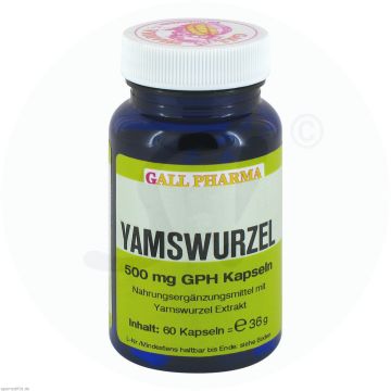 Gall Pharma Yamswurzel 500 mg Kapseln 60 Stk.