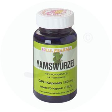 Gall Pharma Yamswurzel 500 mg Kapseln 180 Stk.