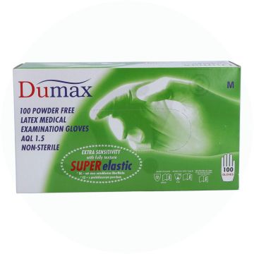 Untersuchungshandschuh Dumax Latex puderfrei 100 Stk. Medium