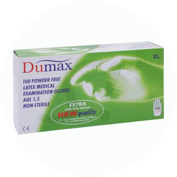 Untersuchungshandschuh Dumax Latex puderfrei 100 Stk. XL