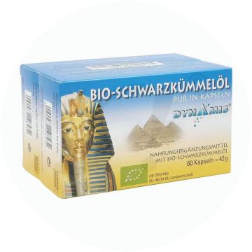 Dynamis Ägyptisches Schwarzkümmel Öl Kapseln 500 P 2 x 60 Stk.