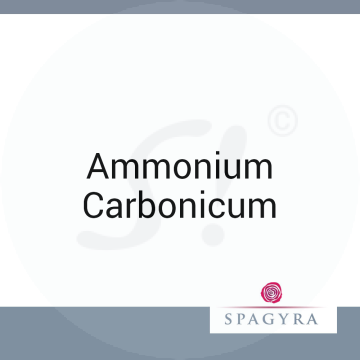 Ammonium Carbonicum Spagyra C 30 Globuli 10 ml