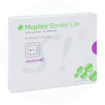 Mölnlycke Mepilex Border Lite Verband 10 Stk. 4 x 5 cm