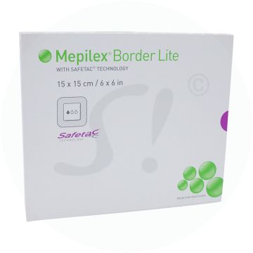 Mölnlycke Mepilex Border Lite Verband 5 Stk. 15 x 15 cm