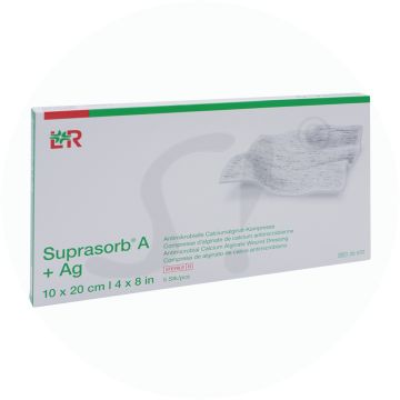 Suprasorb A+AG Alginatverband 5 Stk. 10 x 20 cm