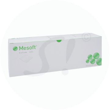 Mölnlycke Mesoft Vlieskompressen 5 x 5 cm 30x5 Stk. 150 Stk.
