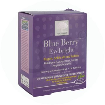 Blue Berry Eyebright Tabletten New Nordic