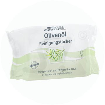Medipharma Cosmetics Olivenöl Feuchtigkeitstücher 25 Stk.
