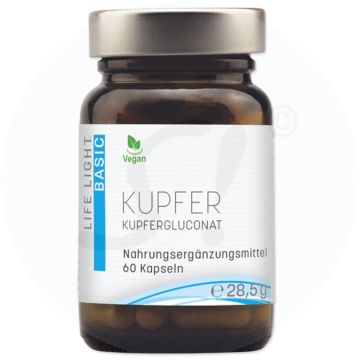 Life Light Kupfer Kapseln 2 mg 60 Stk.