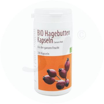 Caesaro Hagebutten 200 Stk. Kapseln BIO