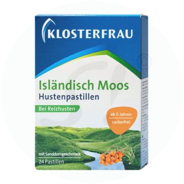 Klosterfrau Isländisch Moos Hustenpastillen 24 Stk.