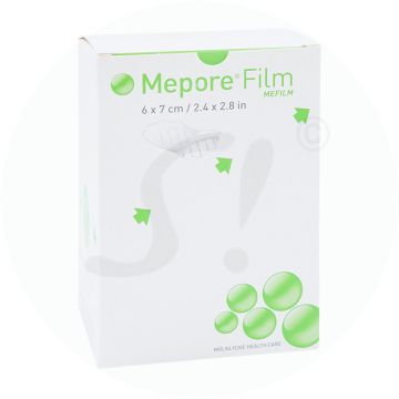 Mölnlycke Mepore Film steril 100 Stk. 6 x 7 cm
