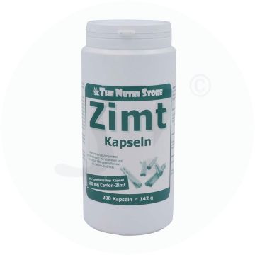 The Nutri Store Zimt 500 mg Kapseln 200 Stk.