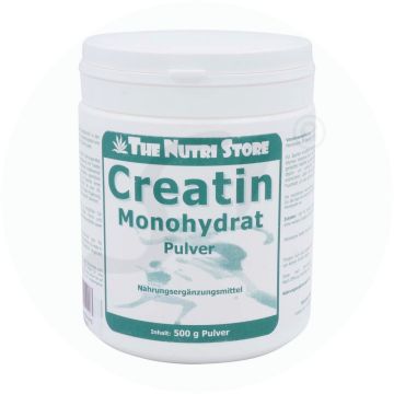 The Nutri Store Creatin Monohydrat 100 % rein Pulver 500 g