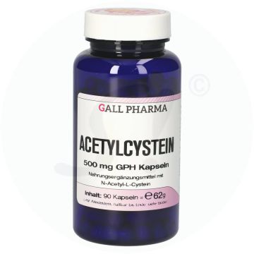 Gall Pharma Acetylcystein 500mg Kapseln 90 Stk.