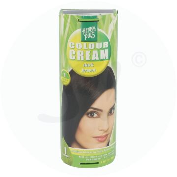 Henna Plus Colour Creme 60 ml Darkbrown