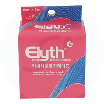 Elyth Kinesiologisches Tape Rot 5 cm x 5 m 1 Stk. 