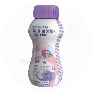 Nutrini Drink Multi Fibre 200 1 Stk. Erdbeer