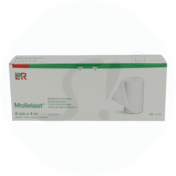 Mullbinde Lohmann & Rauscher Mollelast Cellophan  4 m x 6 cm