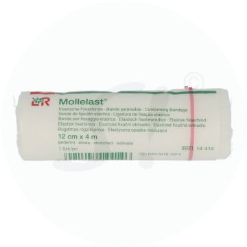Mullbinde Lohmann & Rauscher Mollelast Cellophan  4 m x 12 cm