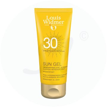 Louis Widmer Sun Gel 30 leicht parfümiert 100 ml