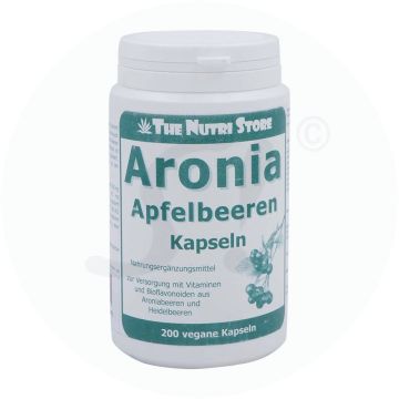 The Nutri Store Aronia Apfelbeeren Kapseln 200 Stk.