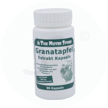 The Nutri Store Granatapfel Extrakt 500 mg Kapseln 90 Stk.