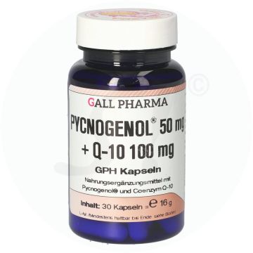 Gall Pharma Pycnogenol Kapseln 50mg+Q10 30 Stk.