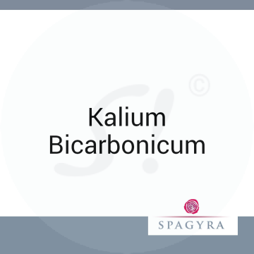 Kalium Bicarbonicum Spagyra D 6 Globuli 10 ml