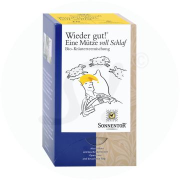 Sonnentor Wieder gut! Kräutertee  Eine Mütze voll Schlaf 18 Btl.