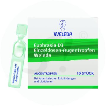 Weleda Euphrasia D 3 Augentropfen Einzeldosen-Essenz 10 Stk.
