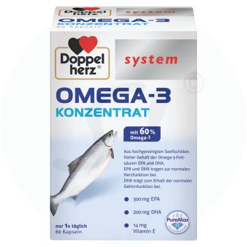 Doppelherz System Omega-3 Konzentrat 60 Stk.