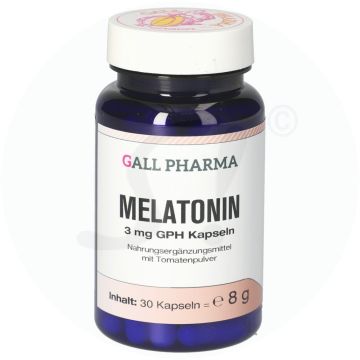 Gall Pharma Melatonin 3 mg Kapseln 30 Stk.