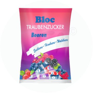 Bloc Traubenzucker Beeren 75 g