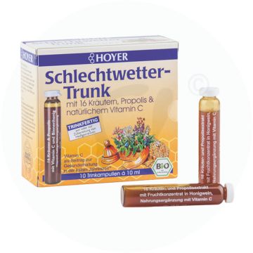 Hoyer Trunk Trinkampulle 10 ml 10 Stk. Schlechtwetter