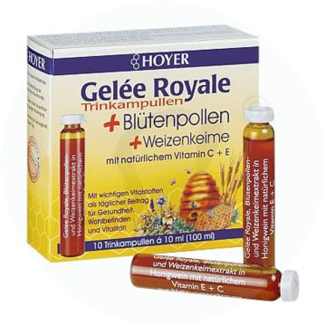 Hoyer Trinkampulle Gelee Royal + BL 10ml 10 Stk.