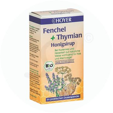 Hoyer Fenchel und Thymian Honigsirup 250 g