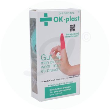 Ok-plast Pflaster plus Fingerverband 2 2 Stk. Türkis