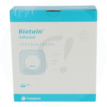 Coloplast Biatain Schaumverband  10 Stk. 7,5 x 7,5 cm