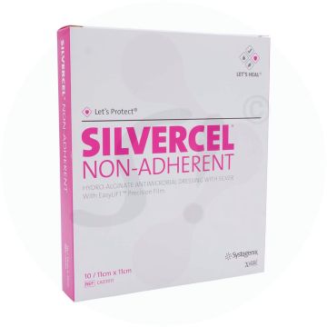 Silvercel Non-Adherent steril 10 Stk. 11 x 11 cm