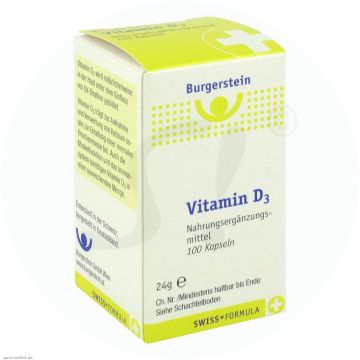Burgerstein Vitamin D 3 Kapseln 100 Stk.