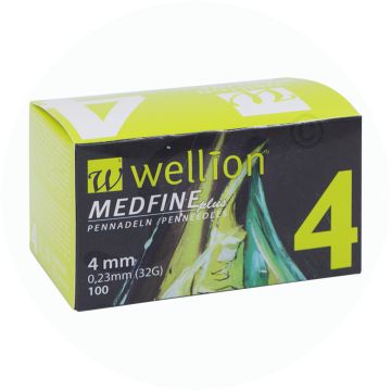 Wellion Medfine Pennad 4mm 100 Stk.