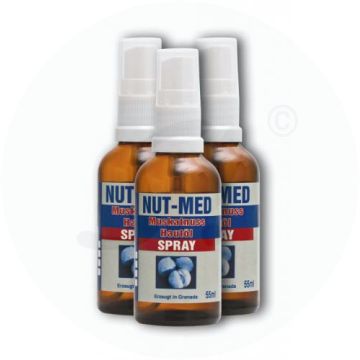 Nut-med Muskatnuss Hautöl 3 x 55 ml